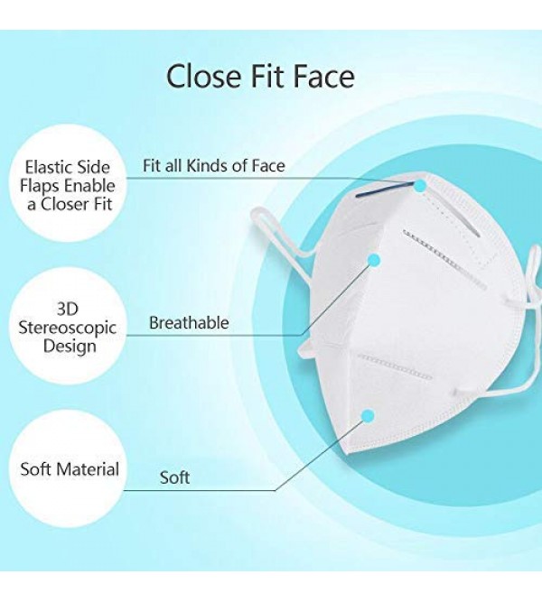 Wholesale Disposable N95 Masks for Adult White